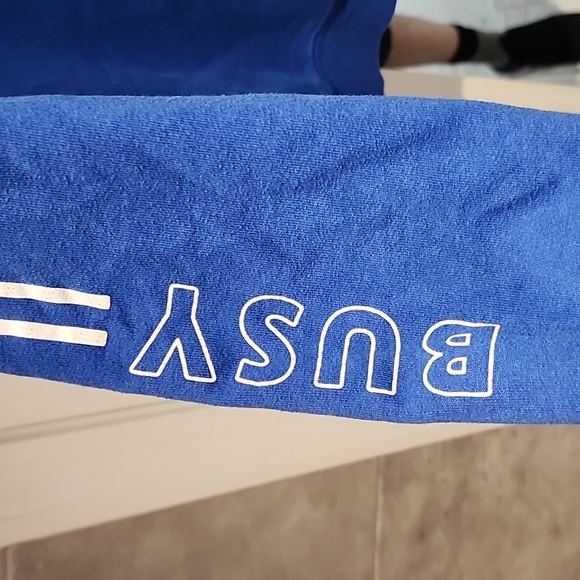 Juniors sweatshirt "Busy doing nothing" by wound up size 3/5 - Picture 3 of 4